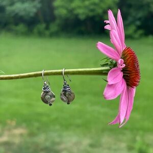Mossy Agate Earrings